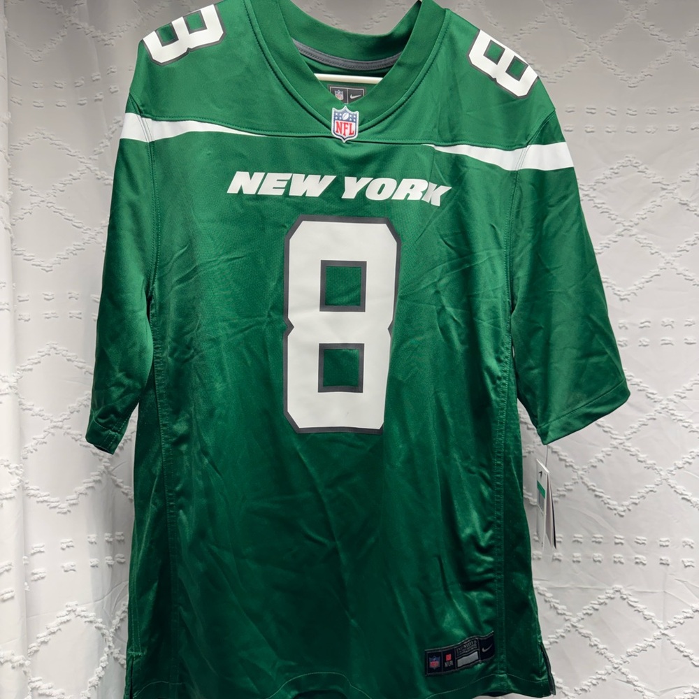 NWT Nike NFL New York Jets Aaron Rodgers #8 Men's XL
Game Jersey - Gotham Green